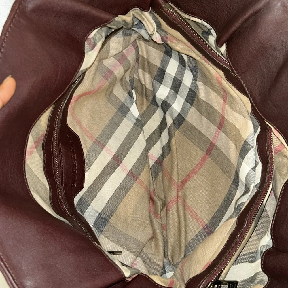 BURBERRY Leather Shoulder Bag - Picture 12 of 14